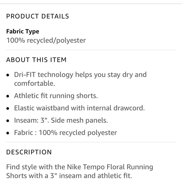 Nike floral shorts - Picture 5 of 17